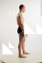 Underwear Man White Sitting poses - simple Average Bald Sitting poses - ALL Standard Photoshoot Academic