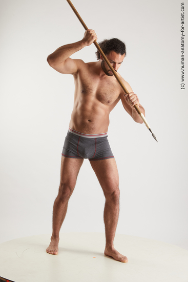 Underwear Man Black Muscular Medium Black Standard Photoshoot Academic