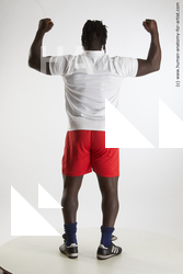 Sportswear Man Black Standing poses - ALL Muscular Medium Black Standing poses - simple Standard Photoshoot Academic