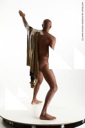 Nude Man White Standing poses - ALL Athletic Bald Standing poses - simple Standard Photoshoot Realistic
