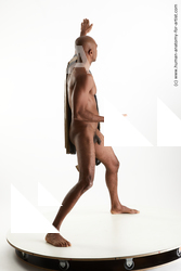 Nude Man White Standing poses - ALL Athletic Bald Standing poses - simple Standard Photoshoot Realistic
