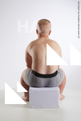 Underwear Man White Sitting poses - simple Average Short Brown Sitting poses - ALL Standard Photoshoot Academic