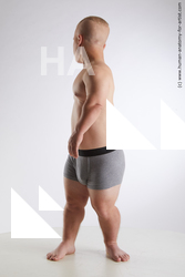 Underwear Man White Standing poses - ALL Average Short Brown Standing poses - simple Standard Photoshoot Academic