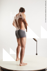 Underwear Fighting Man Black Standing poses - ALL Muscular Medium Black Standing poses - simple Standard Photoshoot Academic