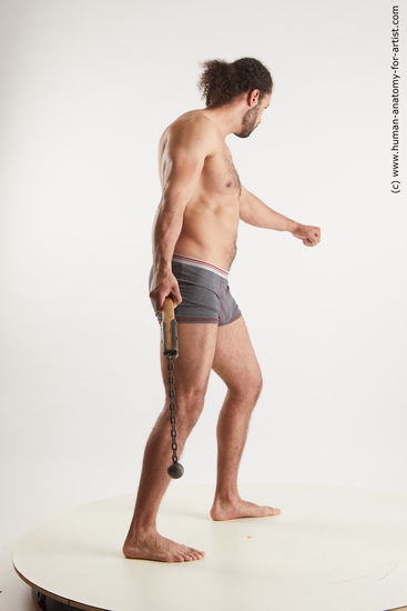 Underwear Fighting Man Black Standing poses - ALL Muscular Medium Black Standing poses - simple Standard Photoshoot Academic