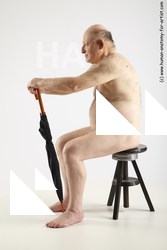 and more Nude Man White Sitting poses - simple Short Grey Sitting poses - ALL Standard Photoshoot Chubby Realistic