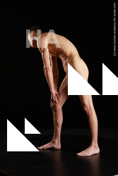 Nude Man White Standing poses - ALL Underweight Short Brown Standing poses - simple Standard Photoshoot Realistic