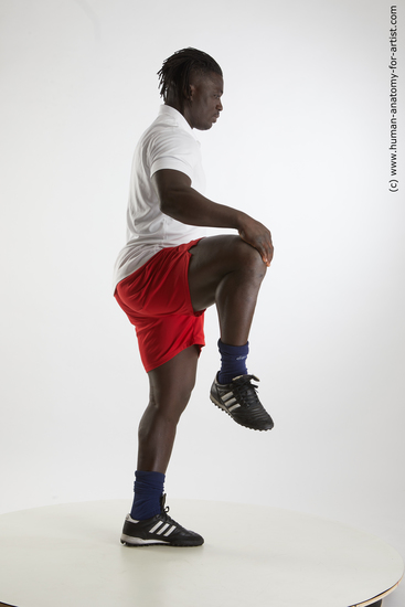 Sportswear Man Black Standing poses - ALL Athletic Long Black Standing poses - simple Standard Photoshoot Academic