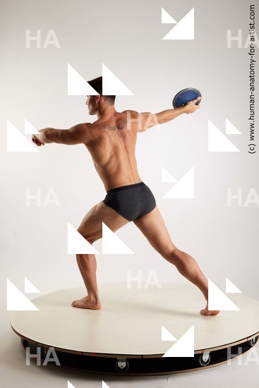 Underwear Man White Standing poses - ALL Athletic Short Brown Standing poses - simple Standard Photoshoot Academic