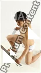 Fighting reference poses of Moses