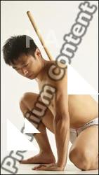 Kneeling reference poses of Moses