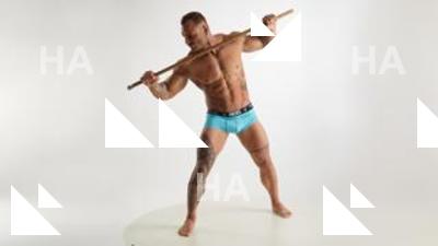 Fighting reference poses Garrott