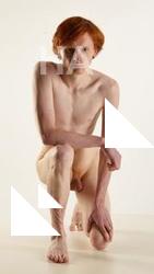 Kneeling reference poses Wesley