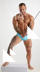 Fighting reference poses Garrott