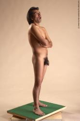 Nude Man Another Standing poses - ALL Slim Medium Black Standing poses - simple Realistic