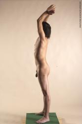 Nude Man White Standing poses - ALL Slim Medium Brown Standing poses - simple Realistic