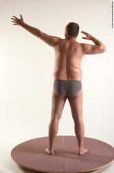 Underwear Man White Standing poses - ALL Chubby Short Brown Standing poses - simple Academic