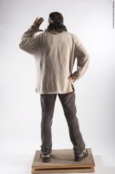 Casual Man Another Standing poses - ALL Chubby Long Grey Standing poses - simple Academic
