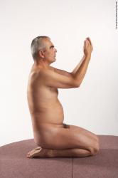 Nude Man White Moving poses Average Short Grey Realistic