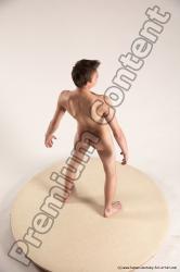 Nude Man White Standing poses - ALL Slim Short Brown Standing poses - simple Multi angles poses Realistic
