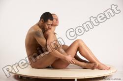 Nude Woman - Man Another Standing poses - ALL Slim Short Brown Standing poses - simple Multi angles poses Realistic
