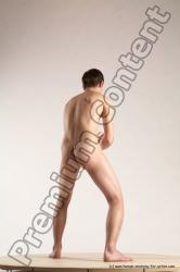 Nude Man White Standing poses - ALL Slim Short Brown Standing poses - simple Multi angles poses Realistic
