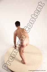 Nude Man White Standing poses - ALL Average Short Brown Standing poses - bend over Multi angles poses Realistic