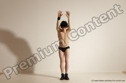 Underwear Daily activities Man White Moving poses Athletic Short Black Dynamic poses Academic