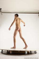 Nude Man White Standing poses - ALL Athletic Short Brown Standing poses - simple Multi angles poses Realistic