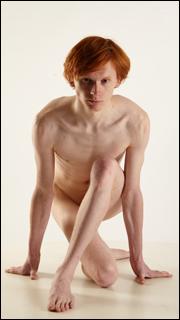 Kneeling reference poses of Wesley