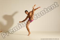 Underwear Martial art Man Asian Moving poses Athletic Long Black Dynamic poses Academic