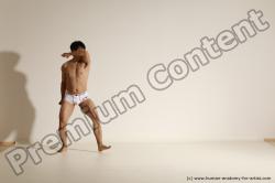 Underwear Martial art Man Asian Moving poses Athletic Short Black Dynamic poses Academic