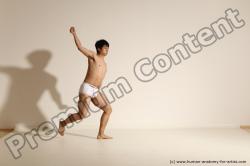 Underwear Martial art Man Asian Moving poses Athletic Short Black Dynamic poses Academic