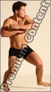 Karate reference poses of Zdenek