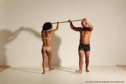 African dance reference poses of Holly & Ron