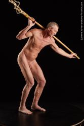 Nude Man White Standing poses - ALL Slim Short Grey Standing poses - bend over Standard Photoshoot Realistic