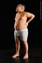 Underwear Man White Standing poses - ALL Overweight Short Black Standing poses - simple Standard Photoshoot  Academic
