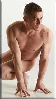 Kneeling reference poses Steve Q