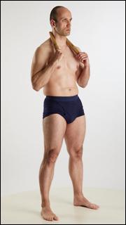 Fighting reference poses Serban