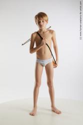 Underwear Man White Standing poses - ALL Slim Short Blond Standing poses - simple Standard Photoshoot  Academic