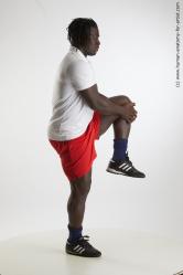Sportswear Man Black Muscular Long Black Standard Photoshoot Academic