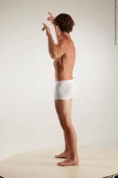 Underwear Man White Athletic Medium Brown Standard Photoshoot Academic