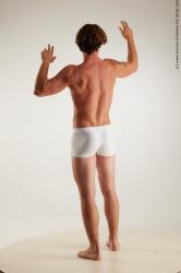 Underwear Man White Athletic Medium Brown Standard Photoshoot Academic