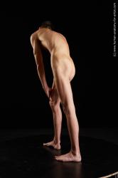 Nude Man White Standing poses - ALL Underweight Short Brown Standing poses - simple Standard Photoshoot Realistic