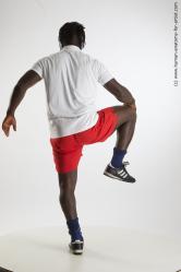 Sportswear Man Black Standing poses - ALL Athletic Long Black Standing poses - simple Standard Photoshoot Academic