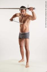 Fighting reference poses Simeon