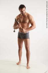 Fighting reference poses Simeon